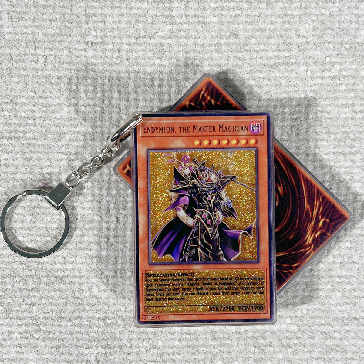 ENDYMION, THE MASTER MAGICIAN Card Quicksand Keychain