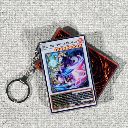 YOKO, THE GRACEFUL MAYAKASHI Card Quicksand Keychain