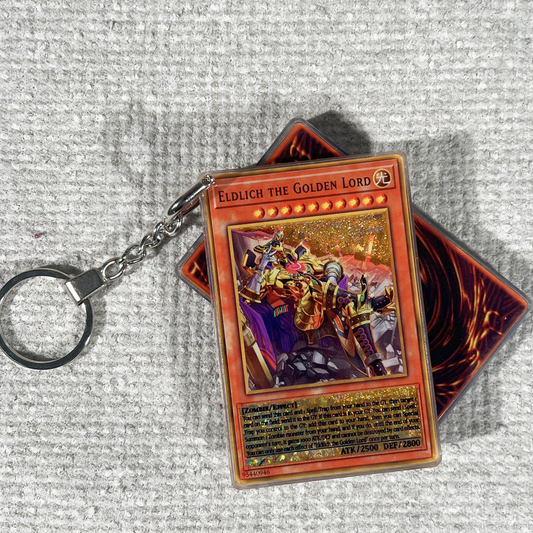 Eldlich the Golden Lord Card Quicksand Keychain