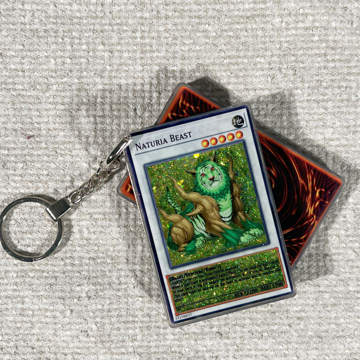 Naturia Beast Card Quicksand Keychain