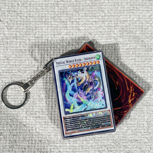Virtual World Kyubi - Shenshen Card Quicksand Keychain