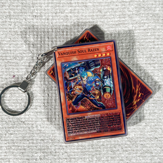 VANQUISH SOUL RAZEN Card Quicksand Keychain