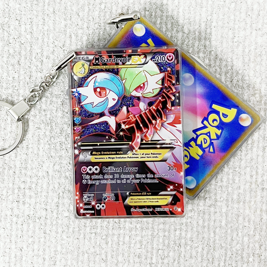 M Gardevoir EX Card Quicksand Keychain