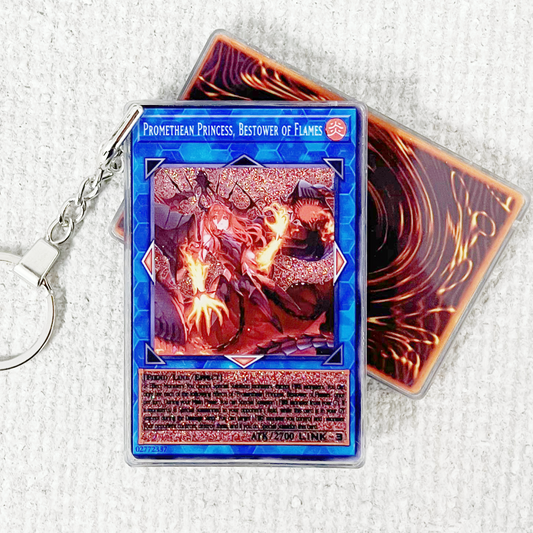 Promethean Princess, Bestower of Flames-English Version Card Quicksand Keychain
