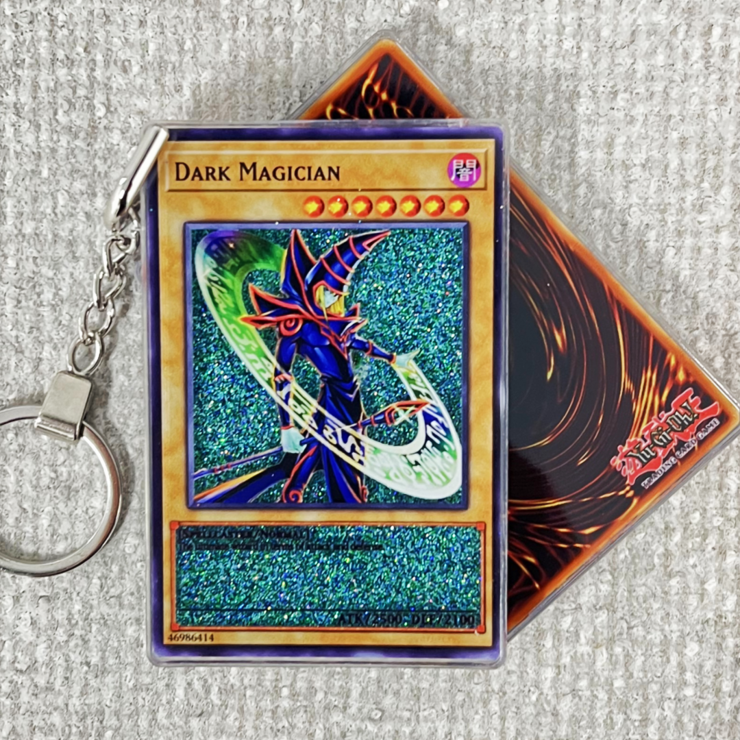 DARK MAGICIAN- Card Quicksand Keychain