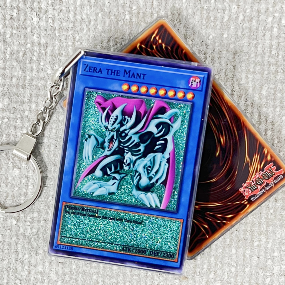 ZERA THE MANT Card Quicksand Keychain
