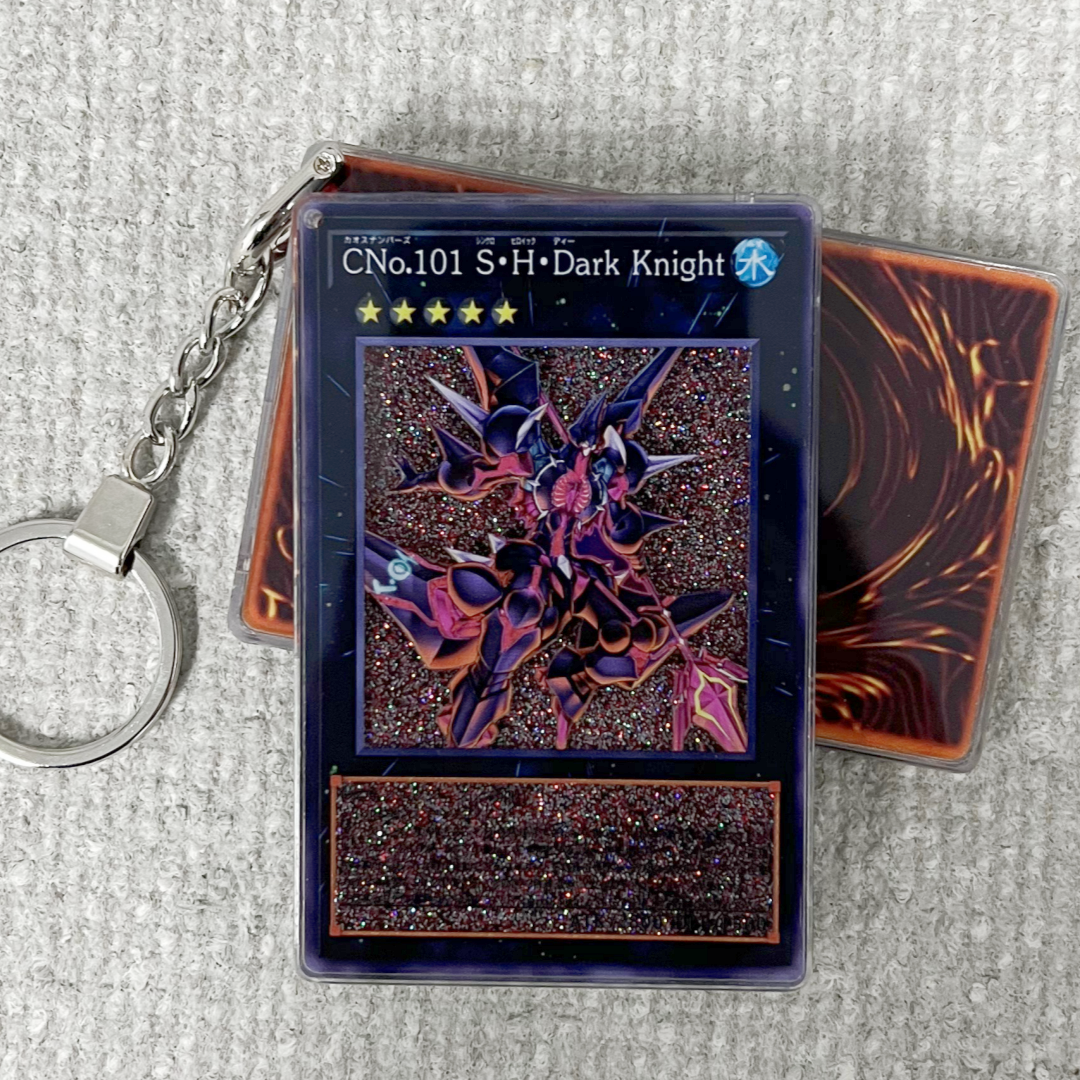 CNo.101 S·H·Dark Knight Card Quicksand Keychain