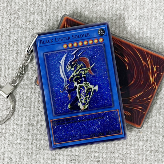 BLACK LUSTER SOLDIER Card Quicksand Keychain