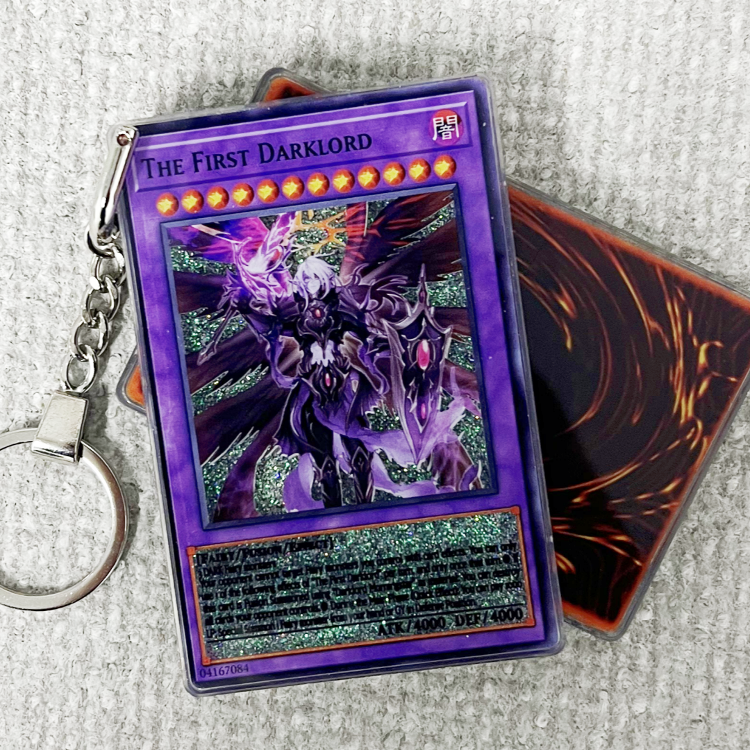 THE FIRST DARKLORD Card Quicksand Keychain