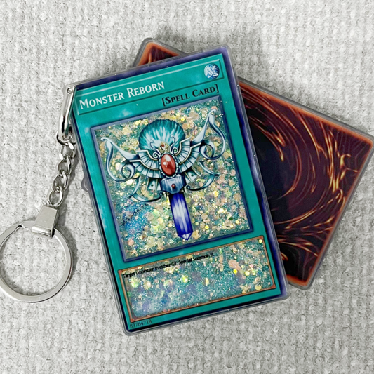 MONSTER REBORN Card Quicksand Keychain