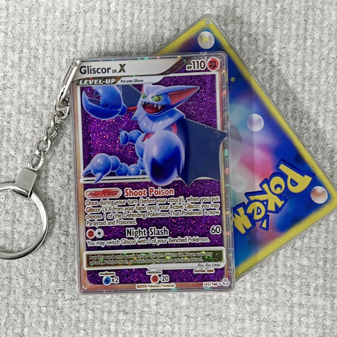 Gliscor.lv.X Card Quicksand Keychain