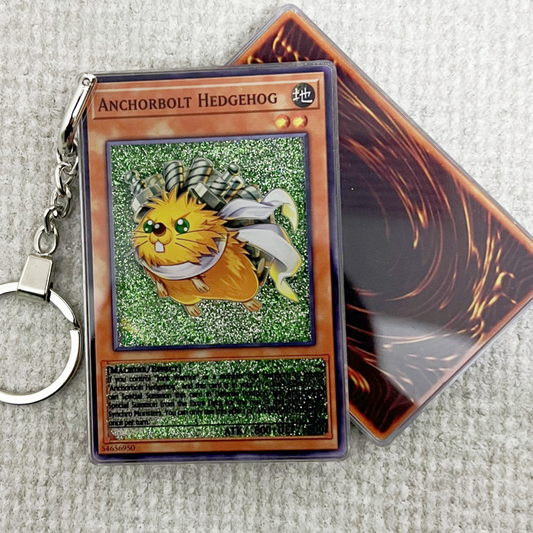 ANCHORBOLT HEDGEHOG Card Quicksand Keychain