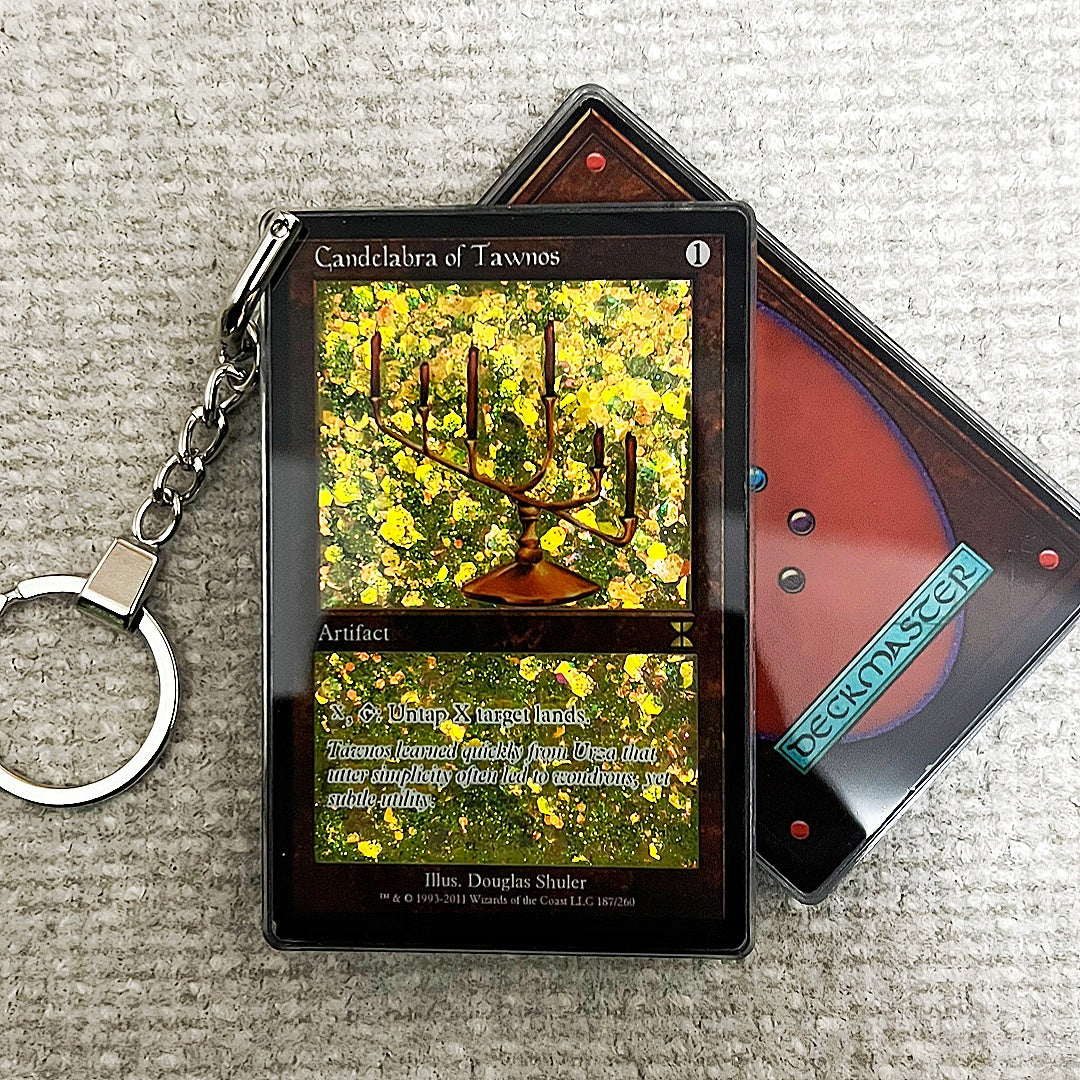 Candelabra of Tawnos Card Quicksand Keychain
