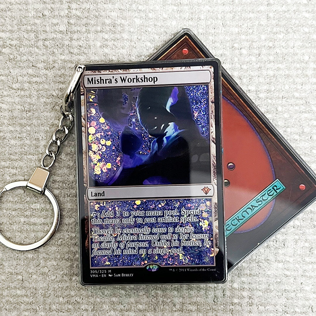 Mishra's Workshop Card Quicksand Keychain