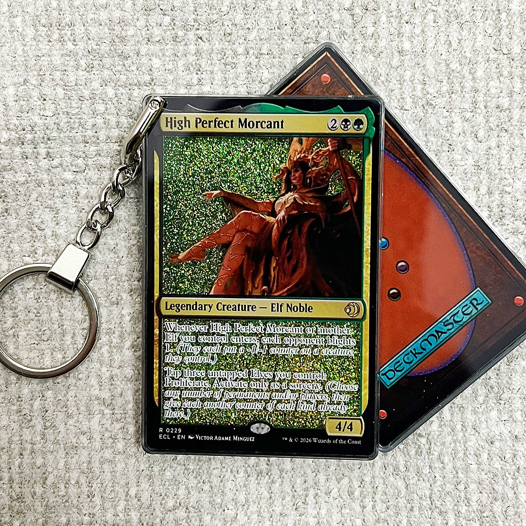High Perfect Morcant Card Quicksand Keychain