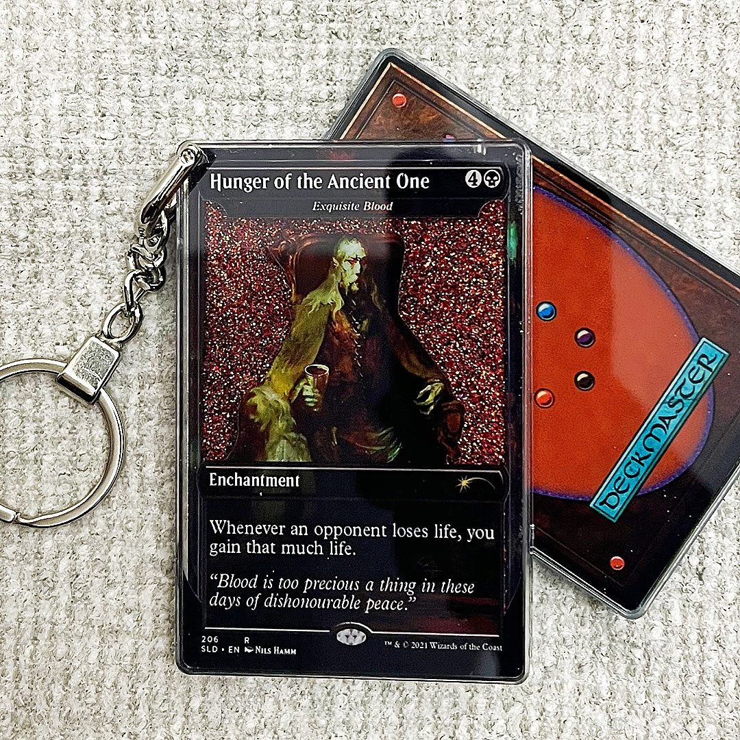 Hunger of the Ancient One Card Quicksand Keychain