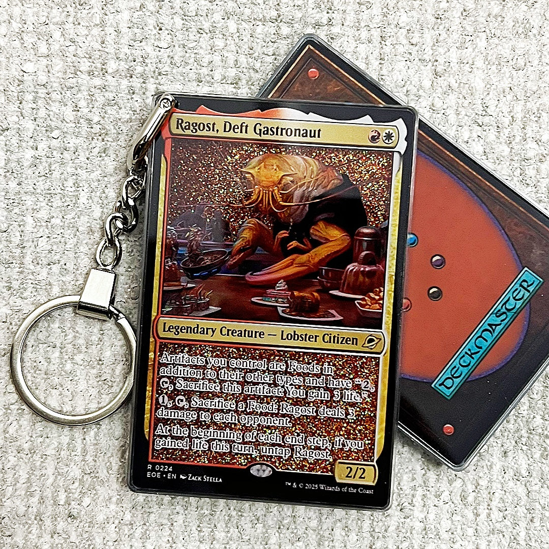 Ragost, Deft Gastronaut Card Quicksand Keychain