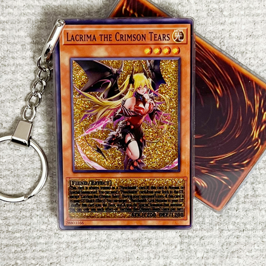 LACRIMA THE CRIMSON TEARS Card Quicksand Keychain