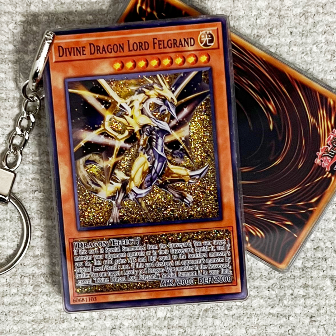 DIVINE DRAGON LORD FELGRAND Card Quicksand Keychain