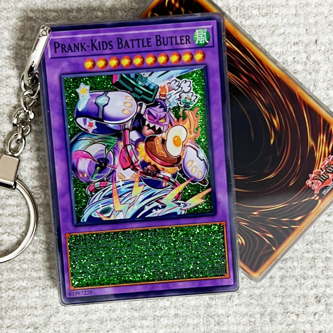 PRANK-KIDS BATTLE BUTLER Card Quicksand Keychain