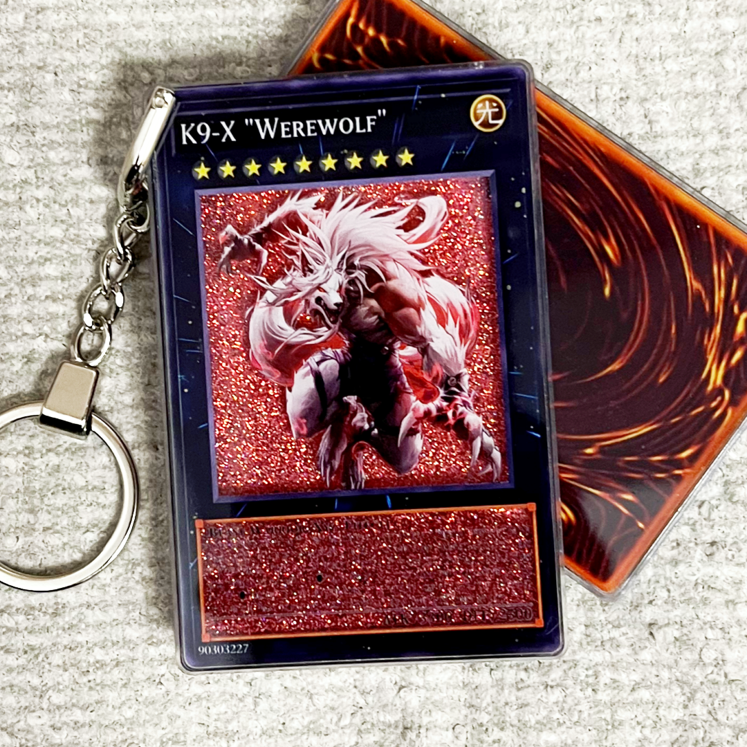 K9-X "WEREWOLF Card Quicksand Keychain