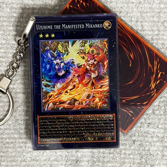 UZUHIME THE MANIFESTED MIKANKO Card Quicksand Keychain
