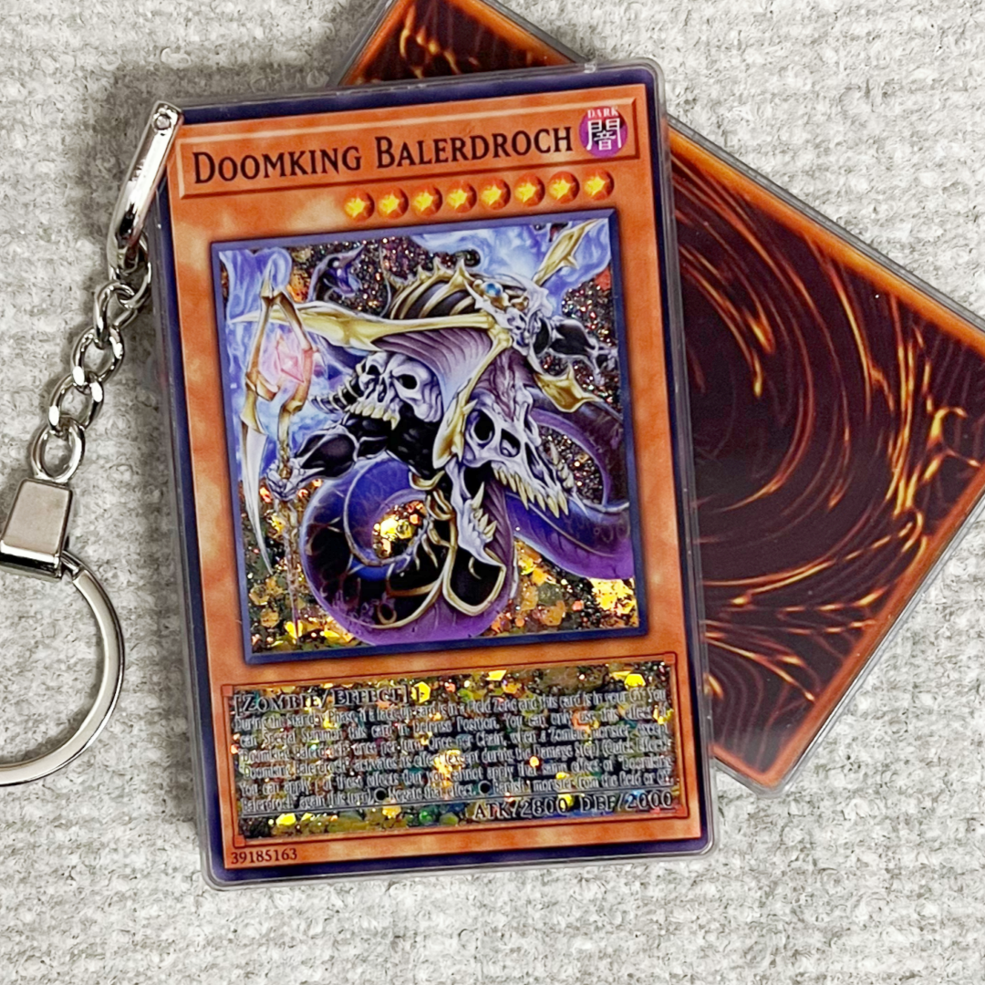DOOMKING BALERDROCH Card Quicksand Keychain