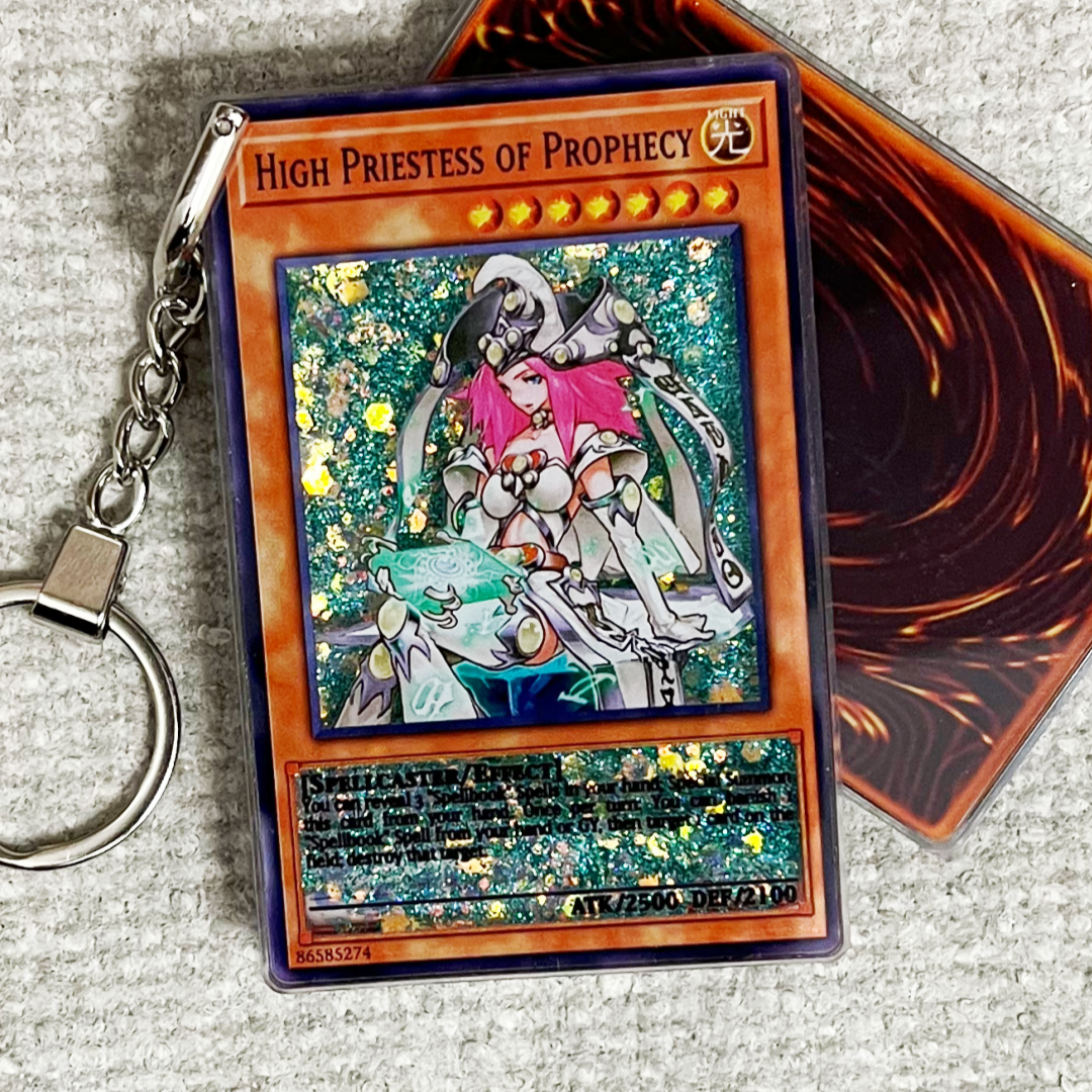 HIGH PRIESTESS OF PROPHECY Card Quicksand Keychain