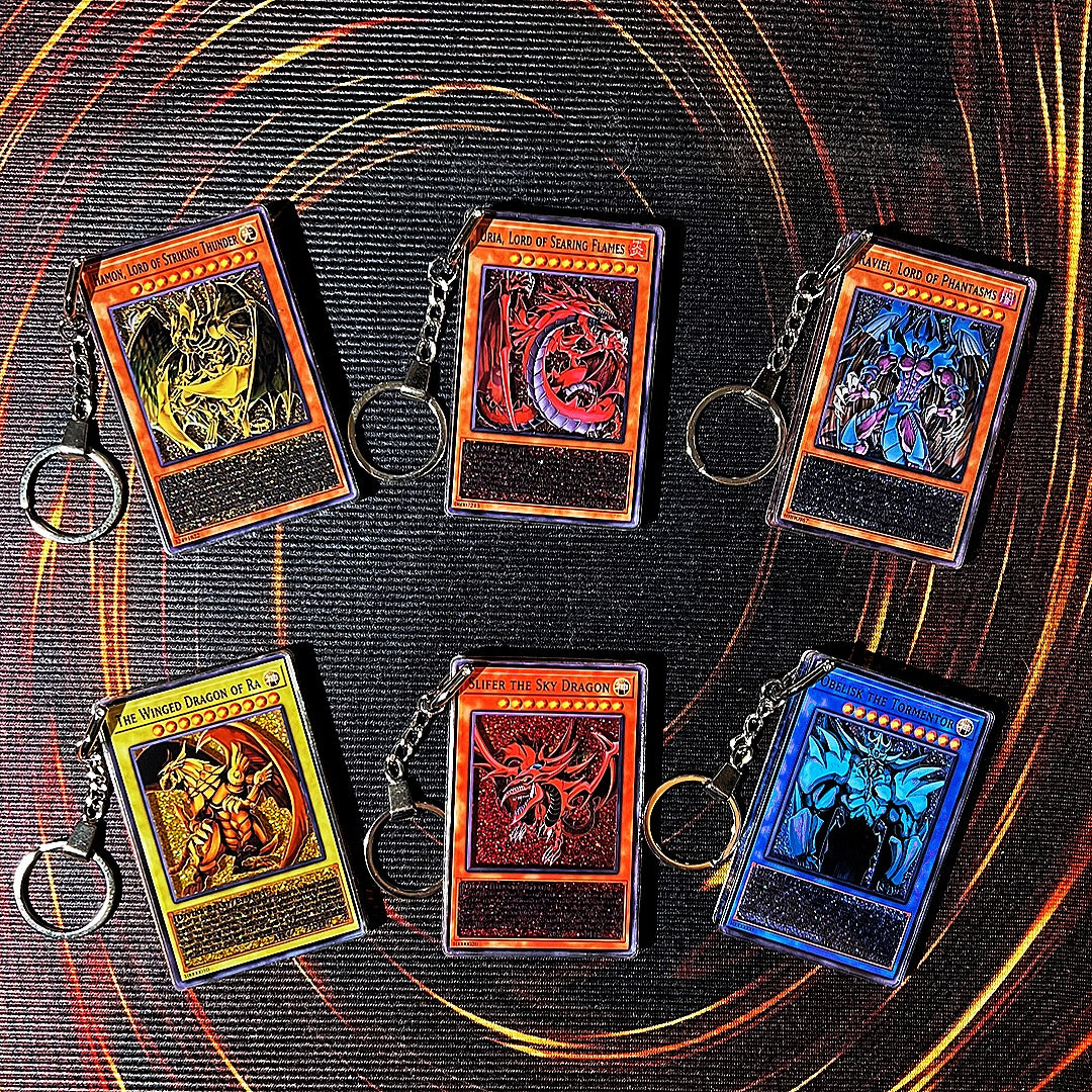 The Egyptian Gods/The Sacred Beasts Quicksand Keychain Six-piece bundle
