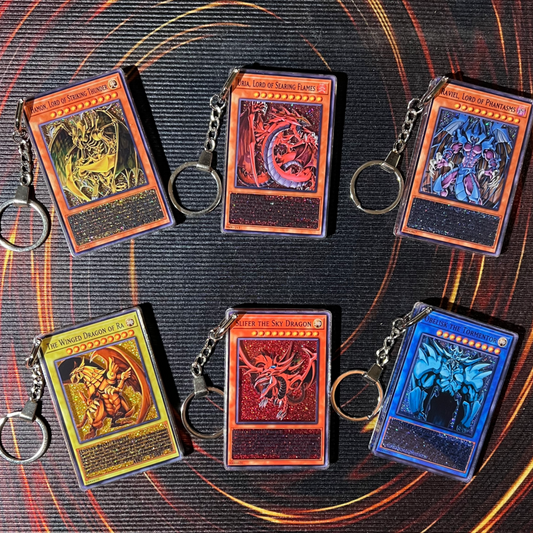 The Egyptian Gods/The Sacred Beasts Quicksand Keychain Six-piece bundle