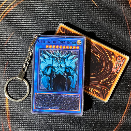 OBELISK THE TORMENTOR Card Quicksand Keychain
