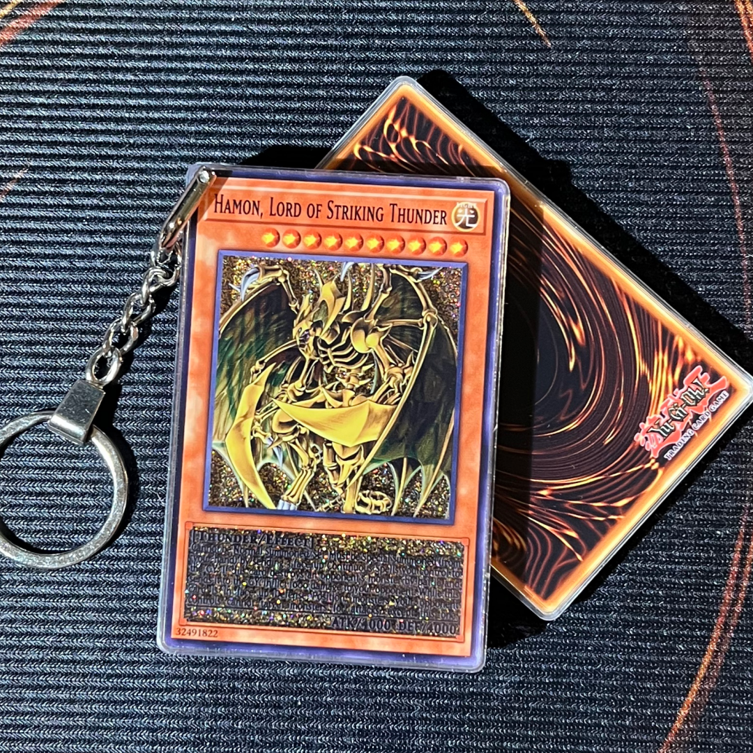 HAMON, LORD OF STRIKING THUNDER Card Quicksand Keychain