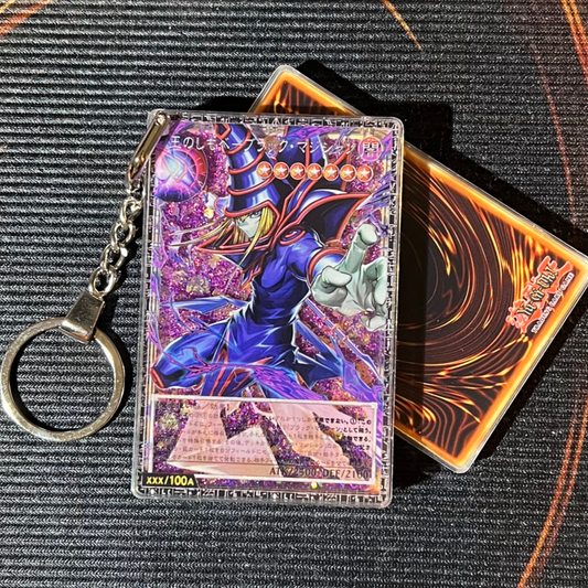 Yugioh Dark Magician, the Pharaoh's Servant LOCH-JP001 Card Quicksand Keychain