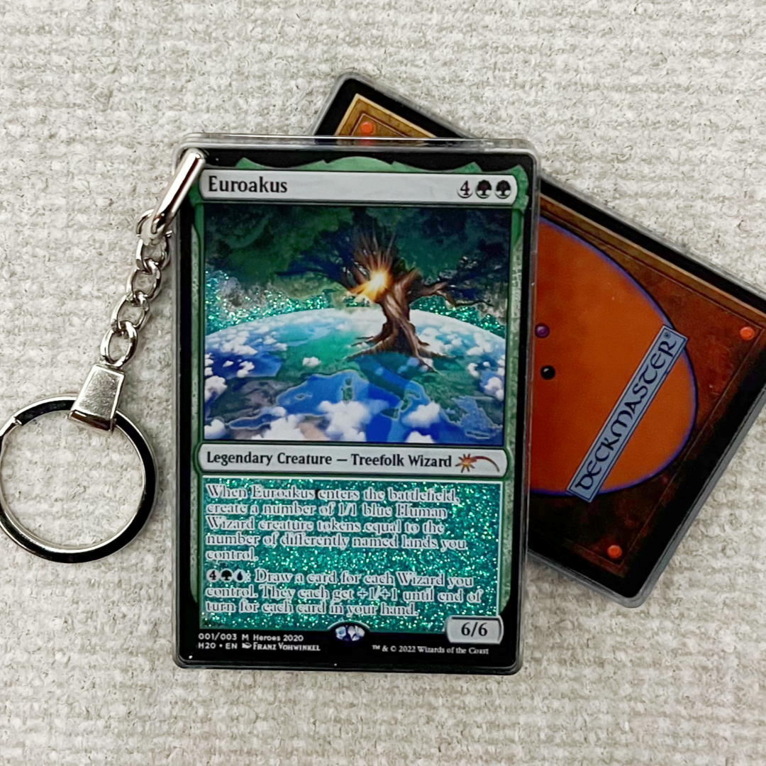Euroakus Magic the Gathering Card Quicksand Keychain