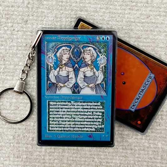 Vesuvan Doppelganger Magic the Gathering Card Quicksand Keychain