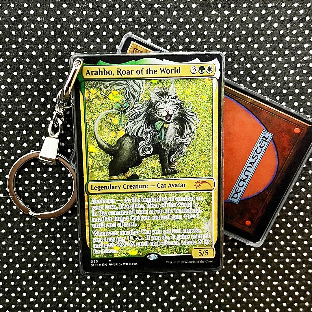 Arahbo, Roar of the World Card Quicksand Keychain