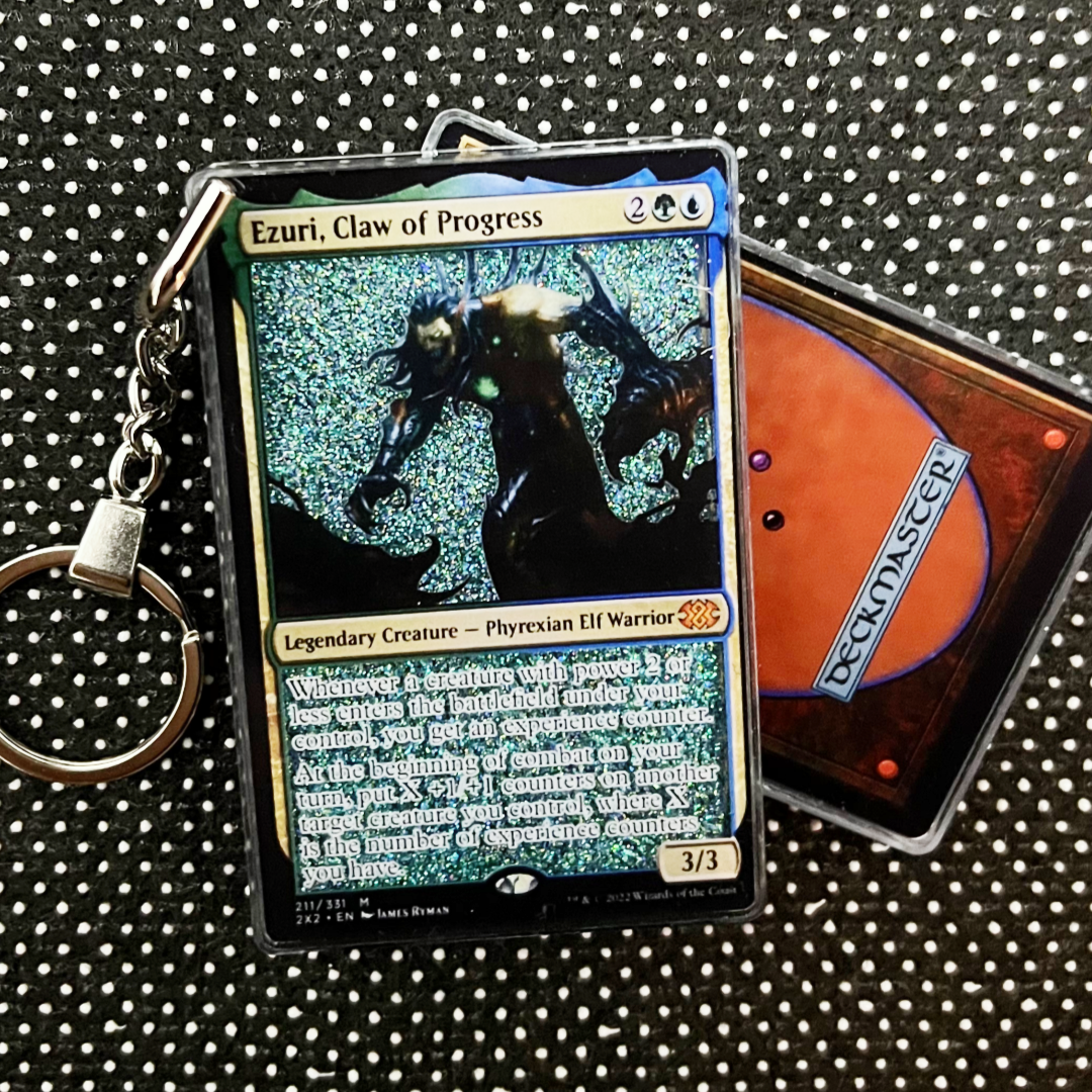 Ezuri, Claw of Progress Magic the Gathering Card Quicksand Keychain
