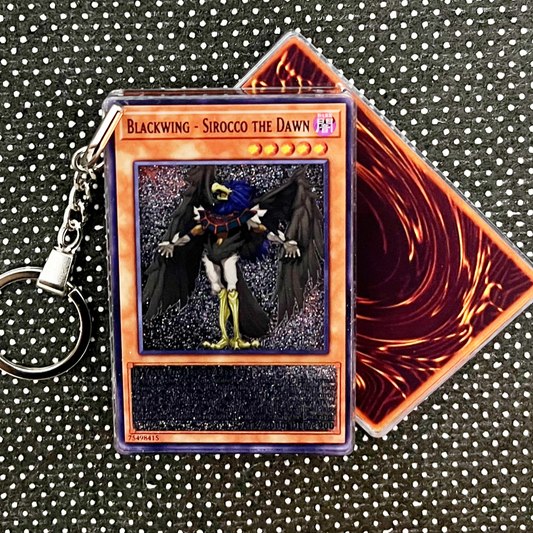 BLACKWING - SIROCCO THE DAWN Card Quicksand Keychain