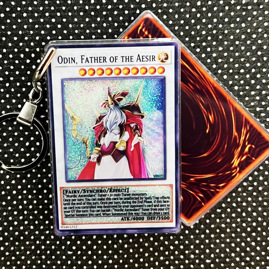 ODIN, FATHER OF THE AESIR Card Quicksand Keychain