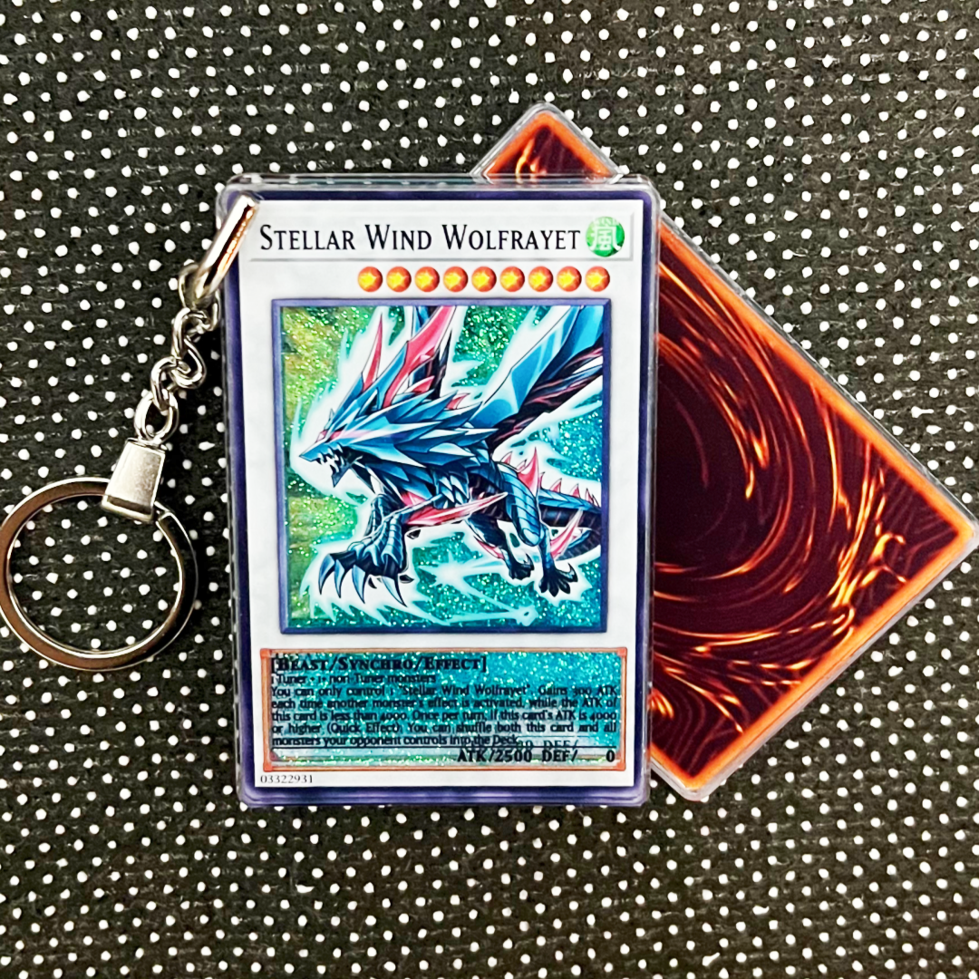 STELLAR WIND WOLFRAYET Card Quicksand Keychain