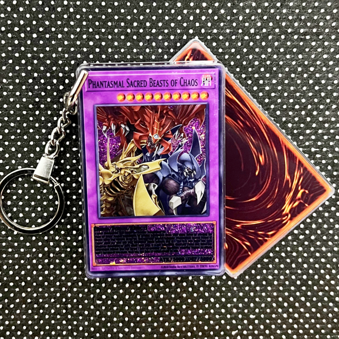 PHANTASMAL SACRED BEASTS OF CHAOS Card Quicksand Keychain