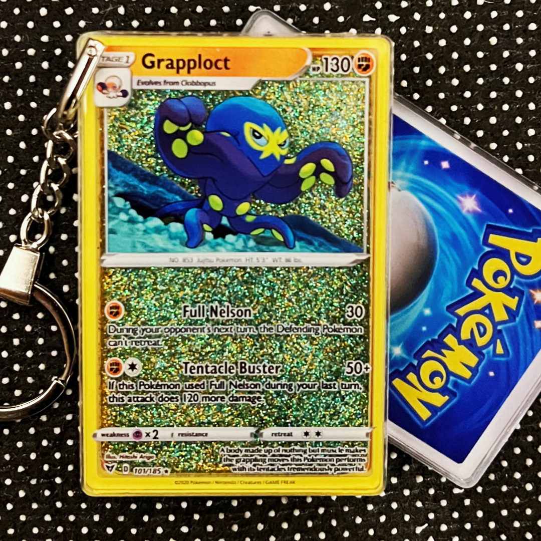 Grapploct Card Quicksand Keychain