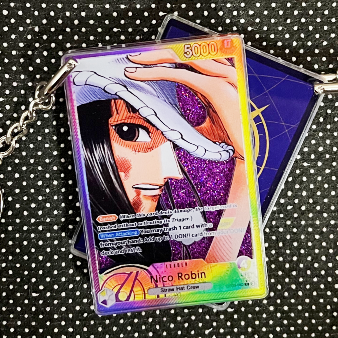 Nico Robin Card Quicksand Keychain