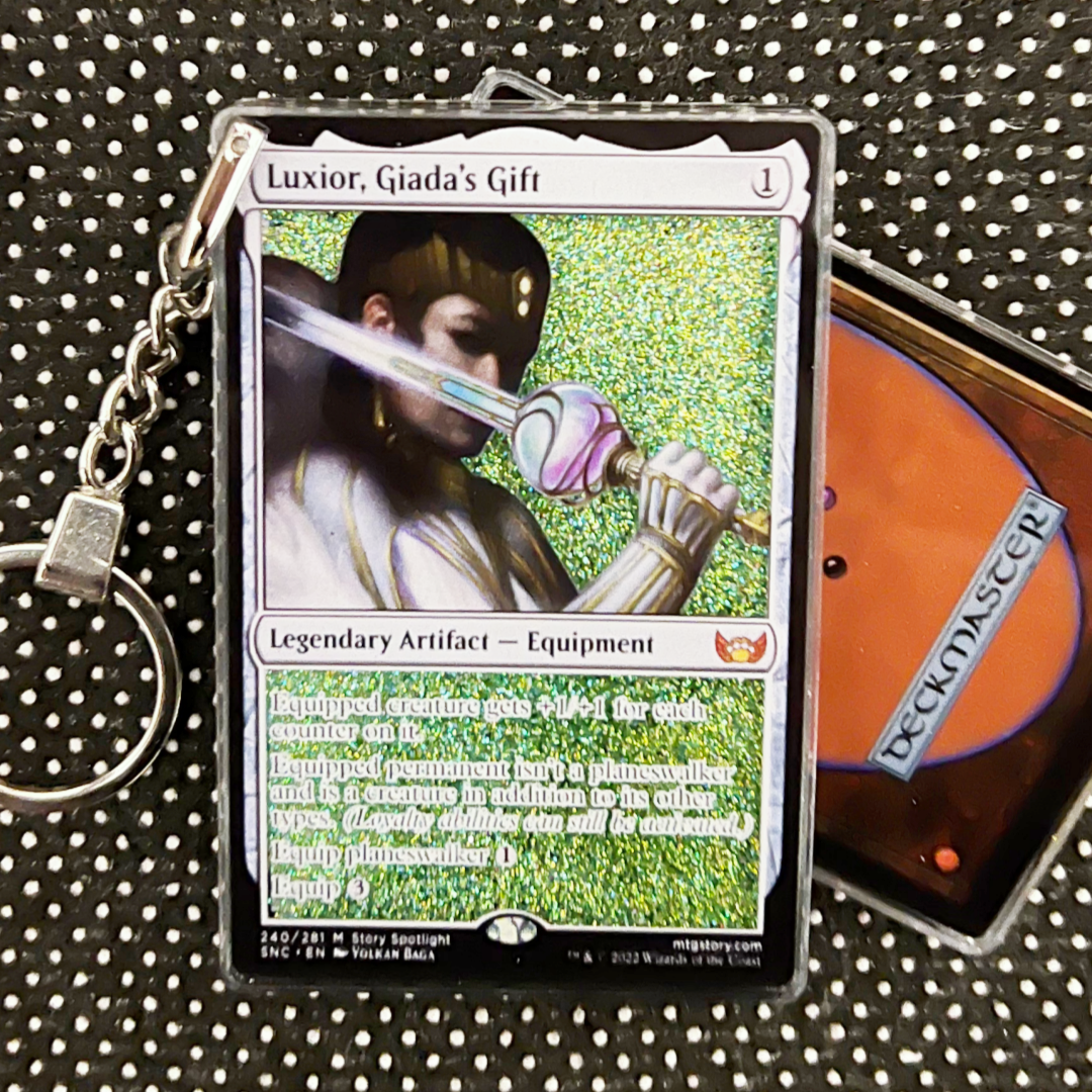 Luxior, Giada's Gift Magic the Gathering Card Quicksand Keychain