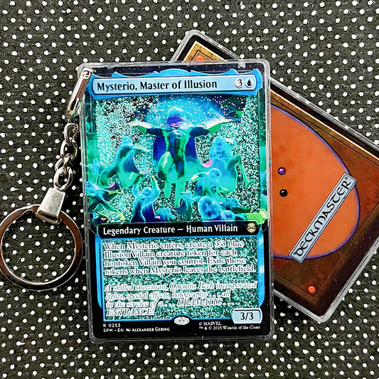 Mysterio, Master of Illusion Magic the Gathering Card Quicksand Keychain