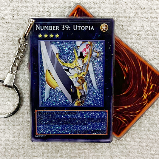 NUMBER 39: UTOPIA Card Quicksand Keychain