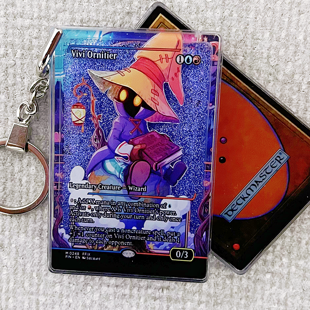 Vivi Ornitier Card Quicksand Keychain