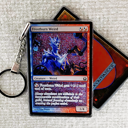 Frostburn Weird Magic the Gathering Card Quicksand Keychain