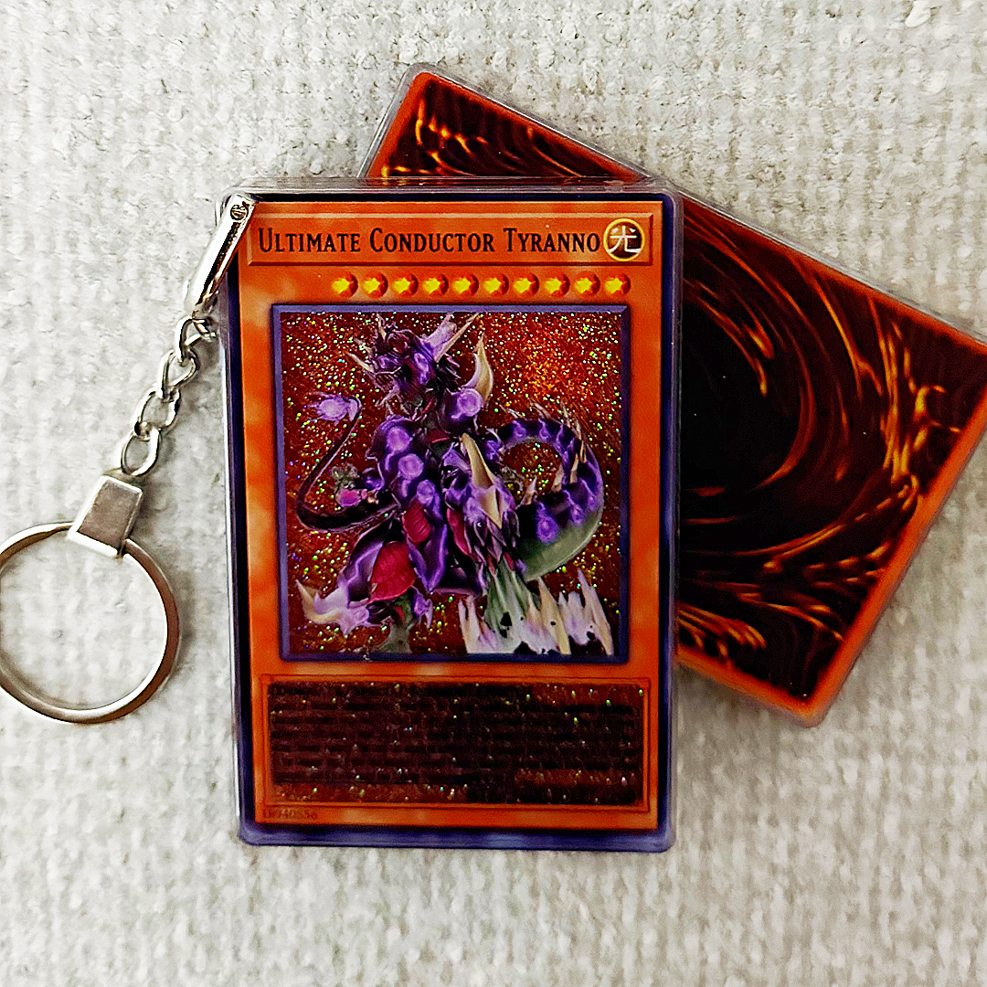 Ultimate Conductor Tyranno Card Quicksand Keychain