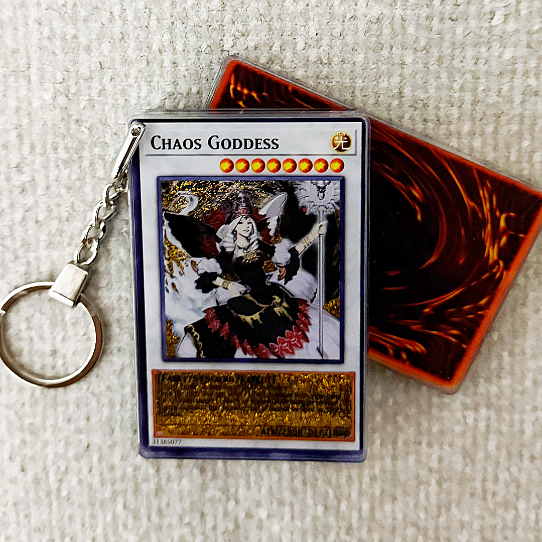 CHAOS GODDESS Card Quicksand Keychain